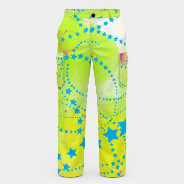 Cargohose mit Amy 3 - Hose, lang oder kurz, bunt, 100% Polyester, Grösse S-5XL, fester Stoff, Normale Passform, SOKA, Listenhund, AmStaff, Staff, Staffordshire, PitBull, Pit